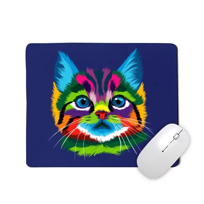 Cat Wo Graphic Teess Graphic Tee Cute Cat Mousepad