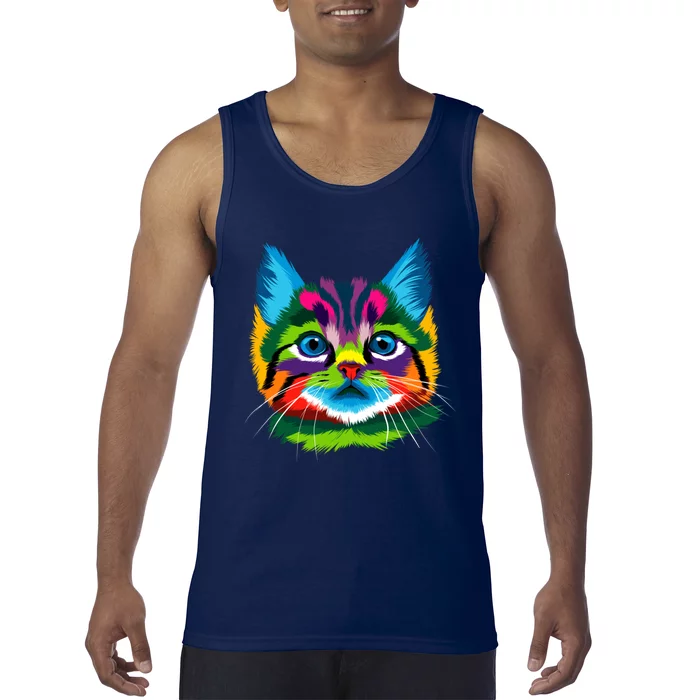 Cat Wo Graphic Teess Graphic Tee Cute Cat Tank Top