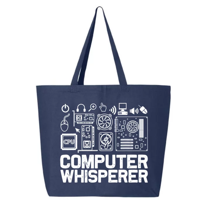 Computer Whisperer Gift It Tech Support Nerds Geek Funny Gift Funny Gift 25L Jumbo Tote