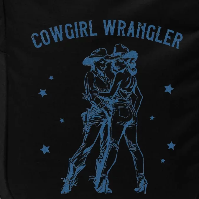 Cow Wrangler Gay Cow Lesbian Femme Lesbian Pride Impact Tech Backpack