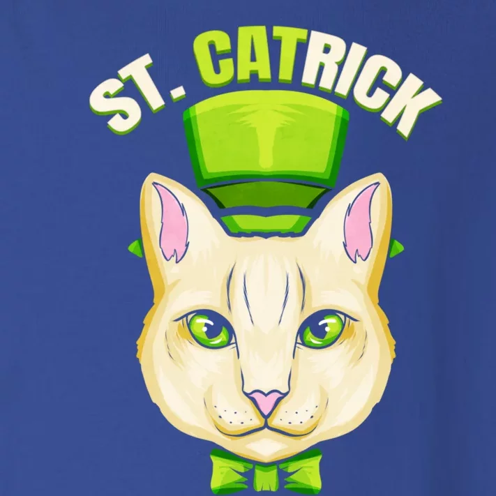 Cat With Green Loop And Cylinder Hat St Catrick Patricks Day Gift Toddler Long Sleeve Shirt