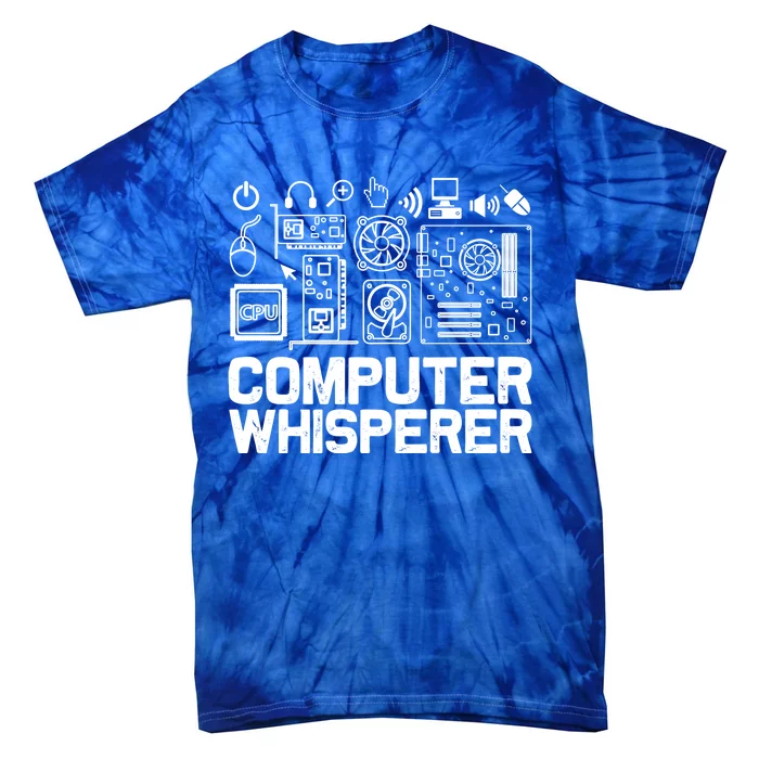 Computer Whisperer Gift It Nerds Geek Great Gift Tie-Dye T-Shirt