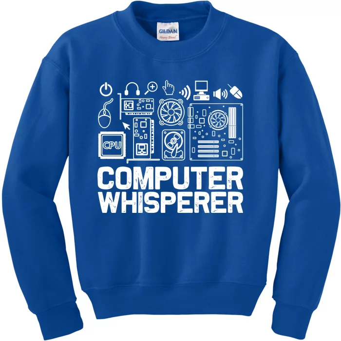 Computer Whisperer Gift It Nerds Geek Great Gift Kids Sweatshirt