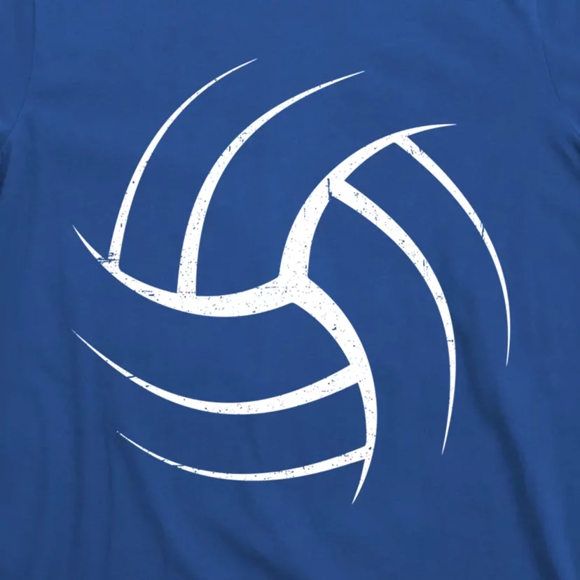 Cute White Graphic Art Volleyball Unique Meaningful Gift T-Shirt