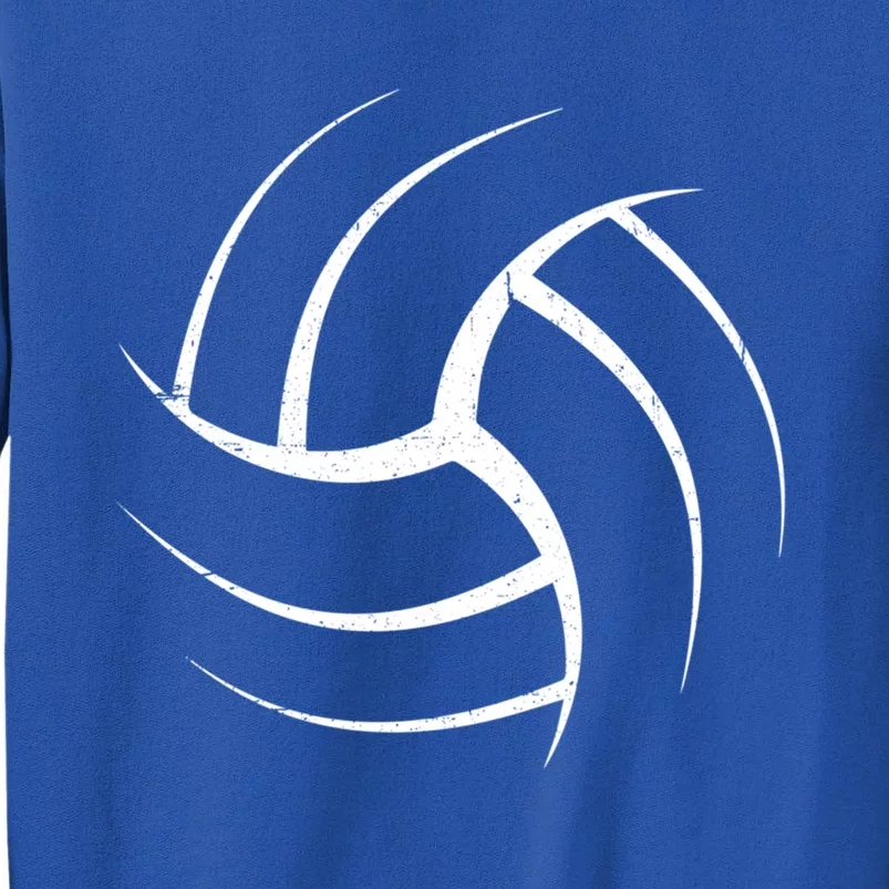 Cute White Graphic Art Volleyball Unique Meaningful Gift Tall Sweatshirt