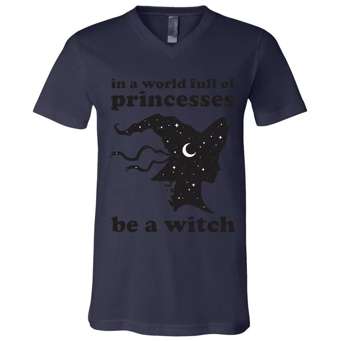 Cute Witch Halloween Costume For Women Or V-Neck T-Shirt