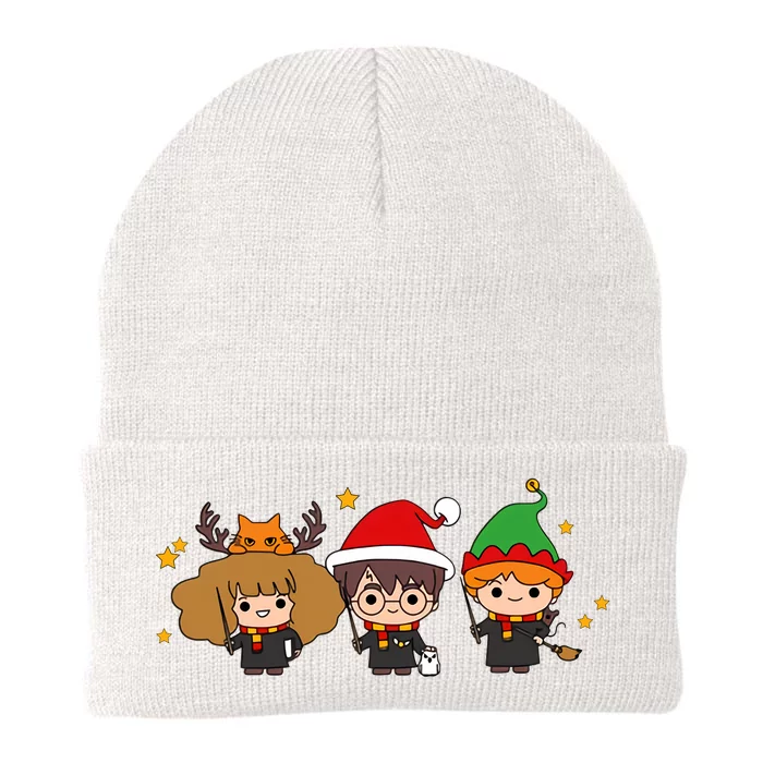 Cute Wizards Hogwarts Christmas Xmas Holiday Knit Cap Winter Beanie