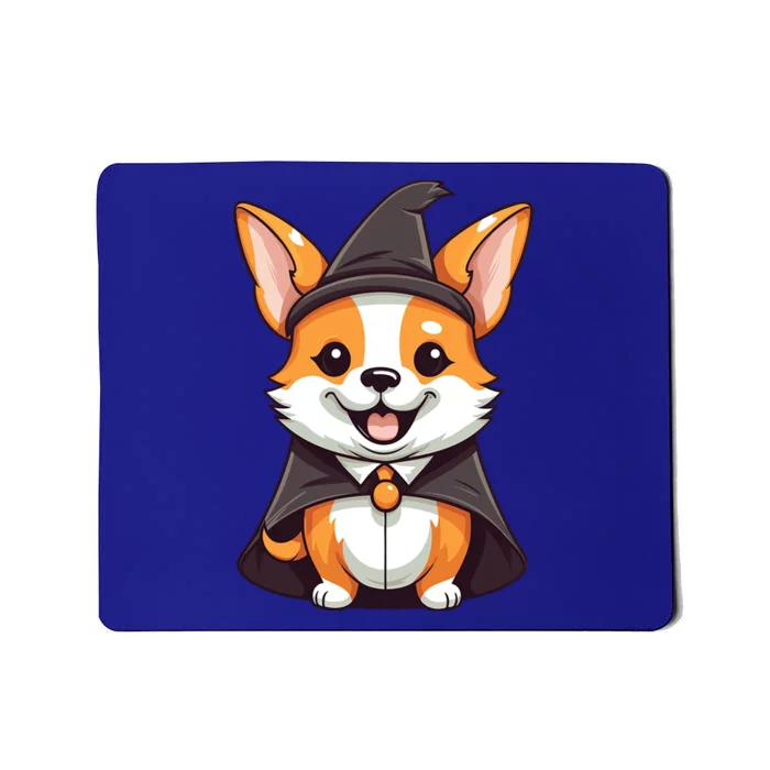 Corgi Witch Halloween Corgi Funny Gift Mousepad