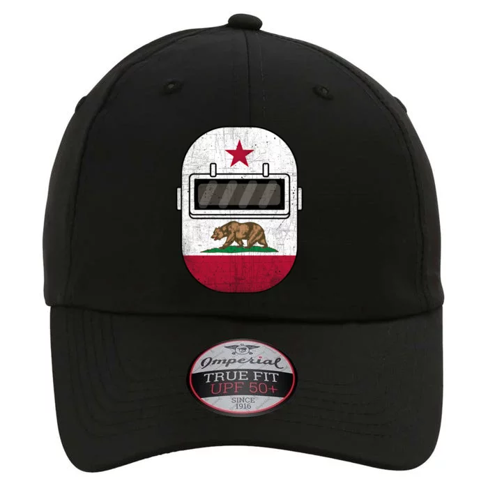 California Welders Helmet California Flag Welding Fabricator Funny Gift The Original Performance Cap