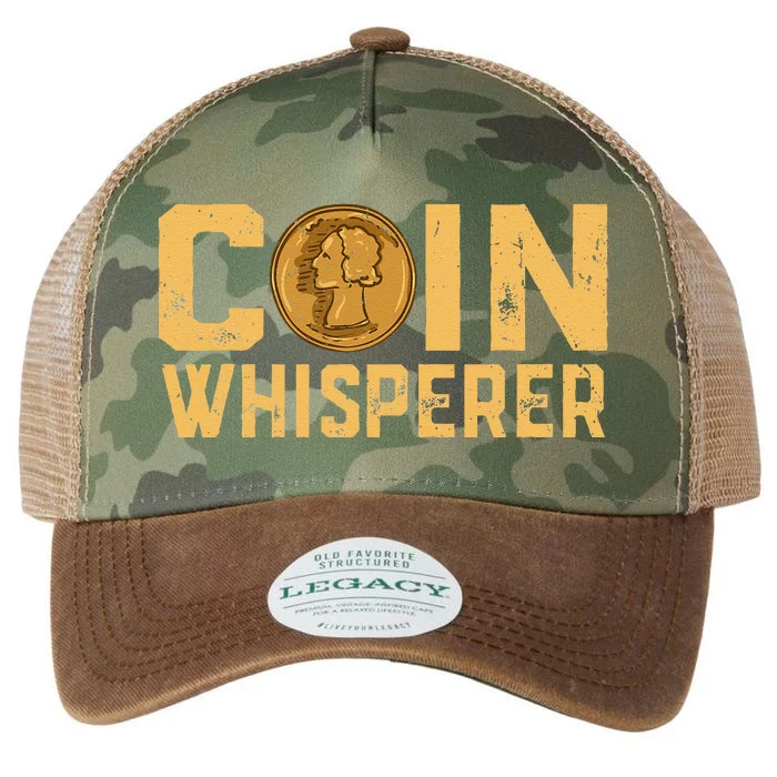 Coin Whisperer Humor Metal Detecting Treasure Hunt Hunter Legacy Tie Dye Trucker Hat