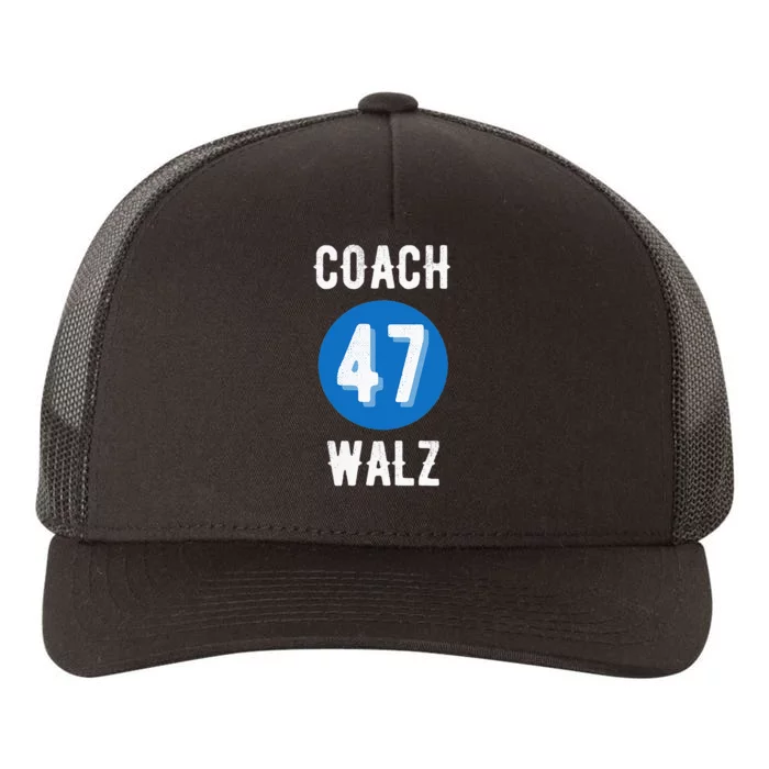 Coach Waltz Harris Waltz 2024 Coach Walz Yupoong Adult 5-Panel Trucker Hat