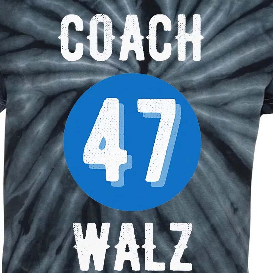 Coach Waltz Harris Waltz 2024 Coach Walz Kids Tie-Dye T-Shirt