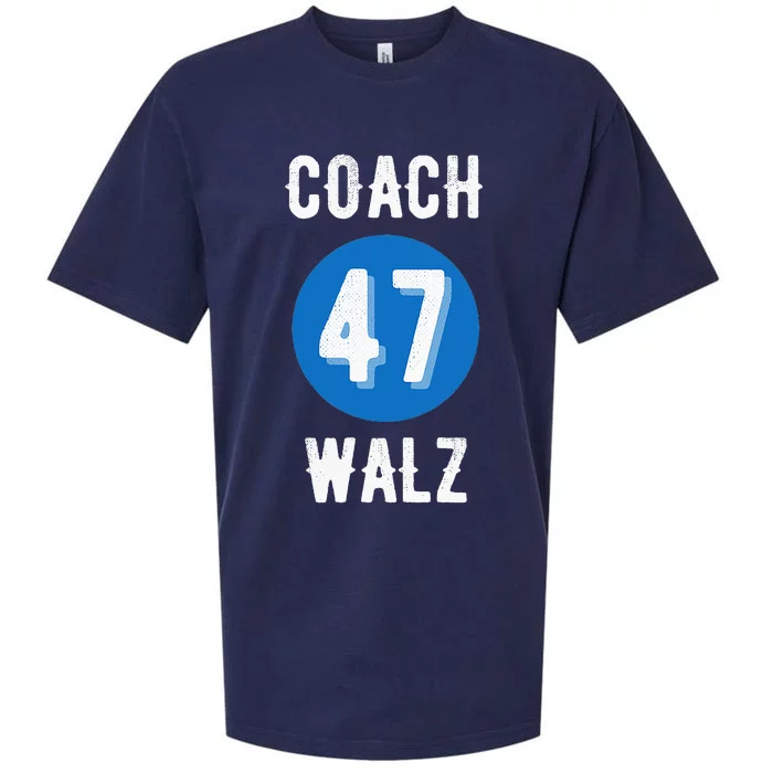 Coach Waltz Harris Waltz 2024 Coach Walz Sueded Cloud Jersey T-Shirt