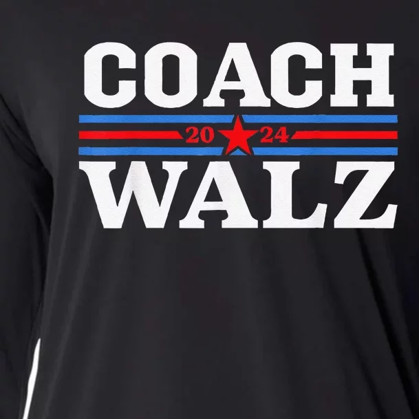 Coach Waltz Harris Waltz 2024 Election Kamala Harris Gift Cooling Performance Long Sleeve Crew