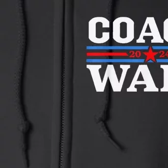 Coach Waltz Harris Waltz 2024 Election Kamala Harris Gift Full Zip Hoodie