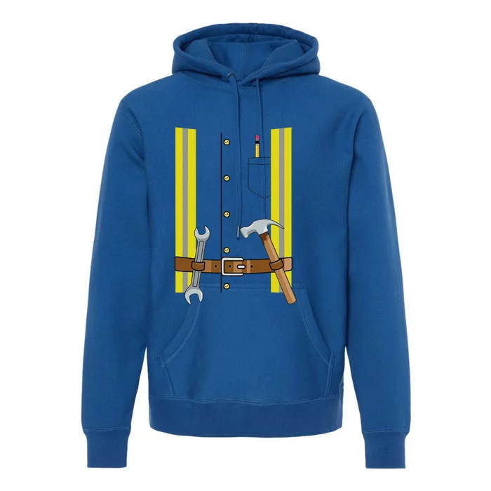 Construction Worker Halloween Costume For &S Premium Hoodie