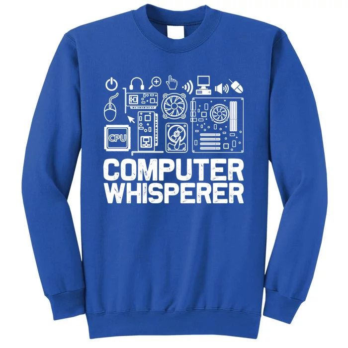 Computer Whisperer It Tech Support Software Engineer Geek Gift Tall Sweatshirt