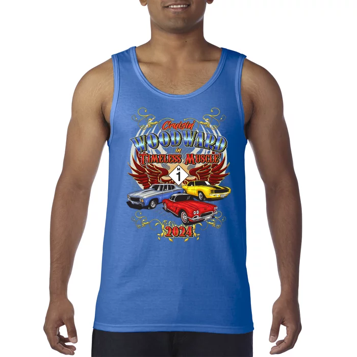 Cruisin Woodward In Timeless Muscle 2024 Tank Top