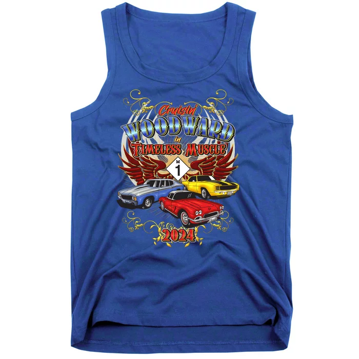 Cruisin Woodward In Timeless Muscle 2024 Tank Top