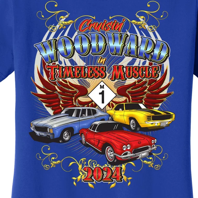 Cruisin Woodward In Timeless Muscle 2024 Women's T-Shirt