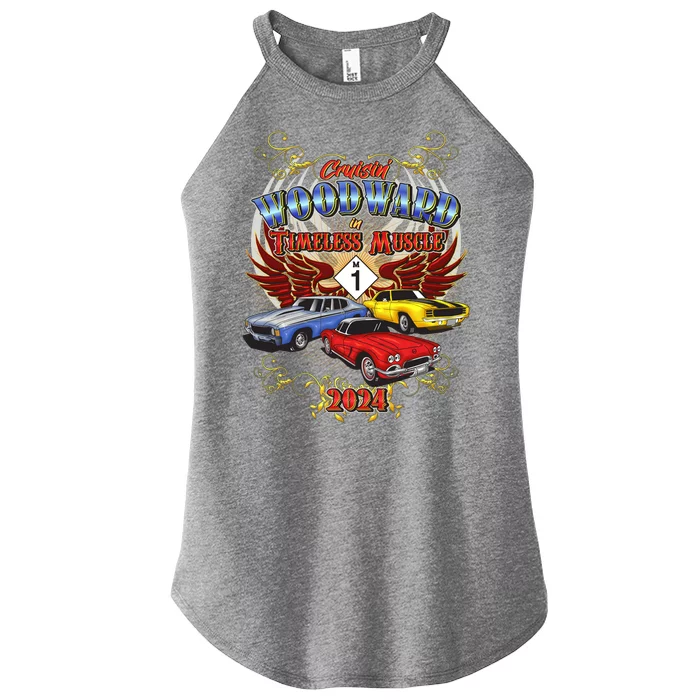 Cruisin Woodward In Timeless Muscle 2024 Women’s Perfect Tri Rocker Tank