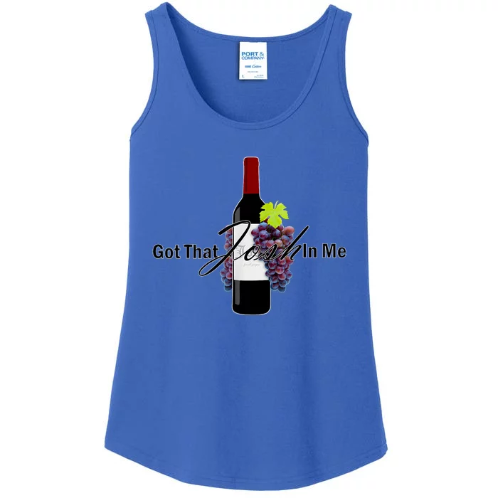 Classy Wine In Me Got That Josh In Me Funny Ladies Essential Tank