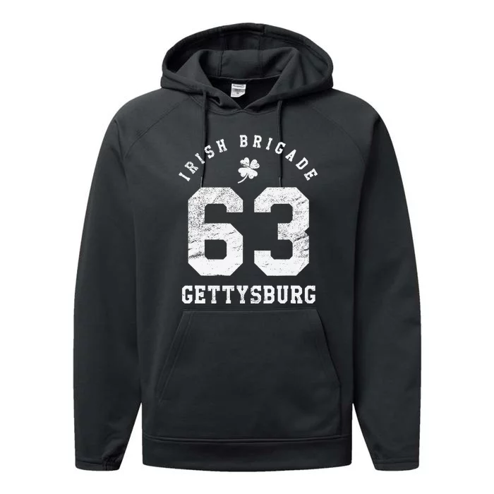 Civil War Irish Brigade Gettysburg Performance Fleece Hoodie