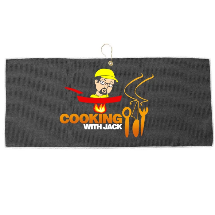 Cooking With Jack Large Microfiber Waffle Golf Towel