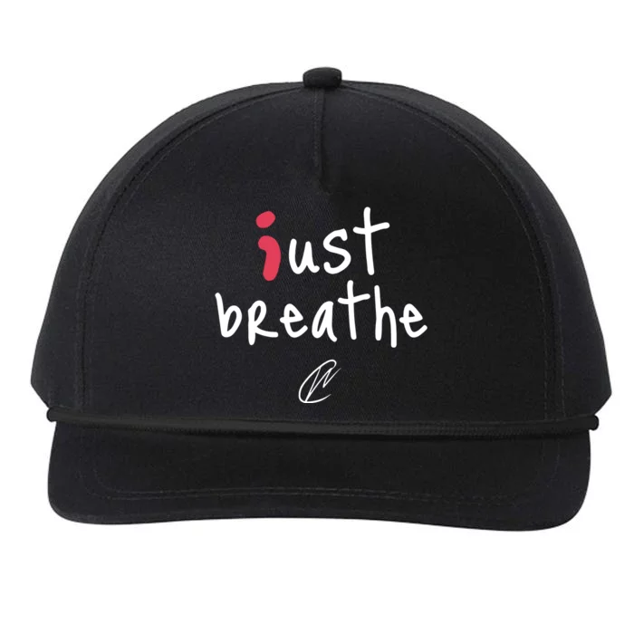 Creating Wonders Just Breathe Snapback Five-Panel Rope Hat