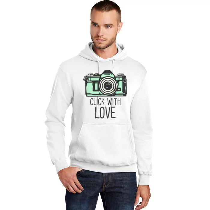 Click With Love With Camera Hoodie