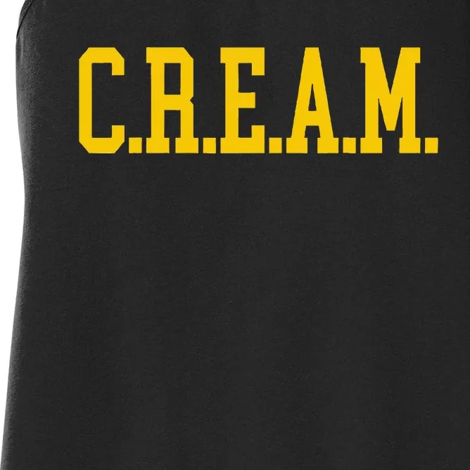 C.R.E.A.M. Wu Logo Design Women's Racerback Tank