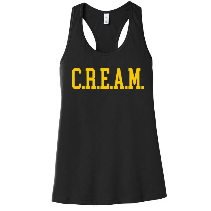 C.R.E.A.M. Wu Logo Design Women's Racerback Tank