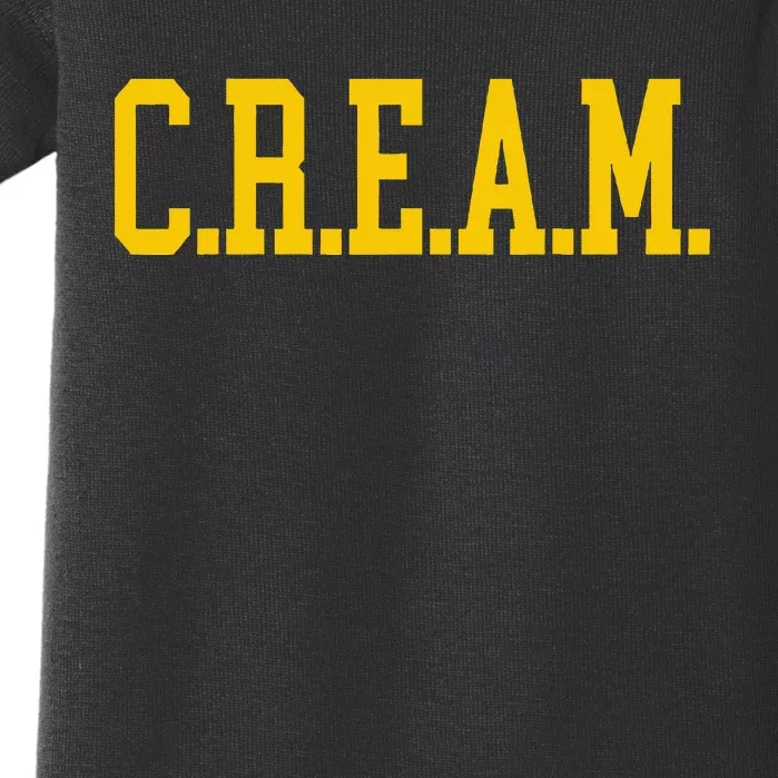 C.R.E.A.M. Wu Logo Design Baby Bodysuit