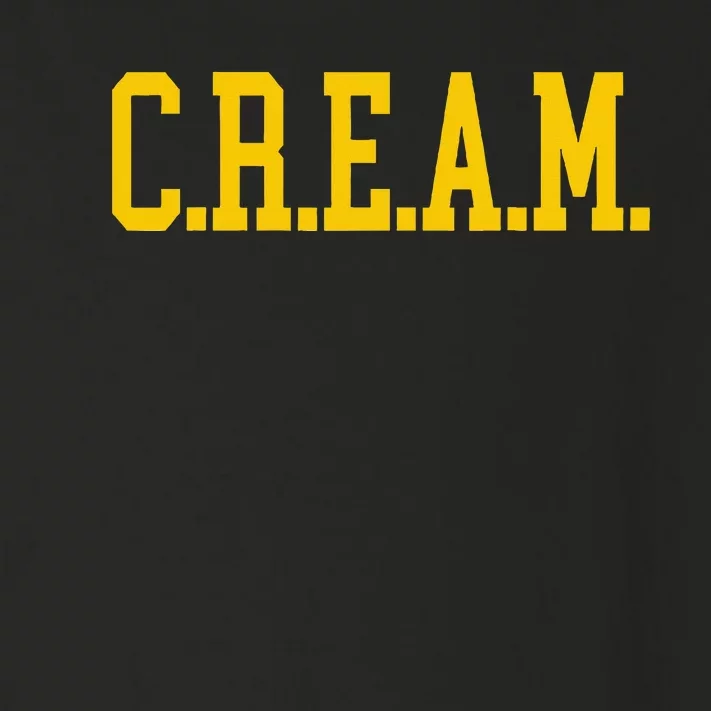 C.R.E.A.M. Wu Logo Design Toddler Long Sleeve Shirt