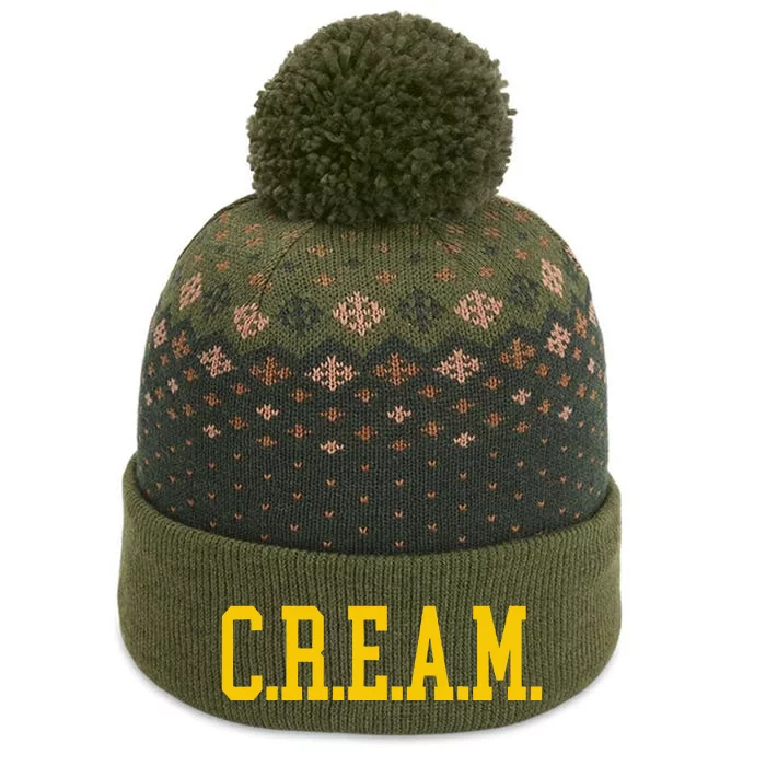 C.R.E.A.M. Wu Logo Design The Baniff Cuffed Pom Beanie