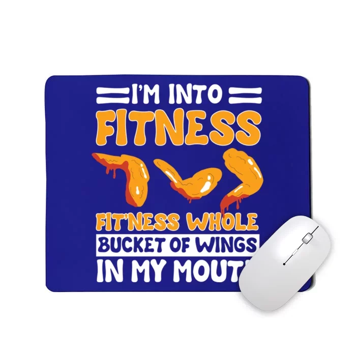 Chicken Wings Lover Fried Fast Food Buffalo Funny Foodie Gift Mousepad