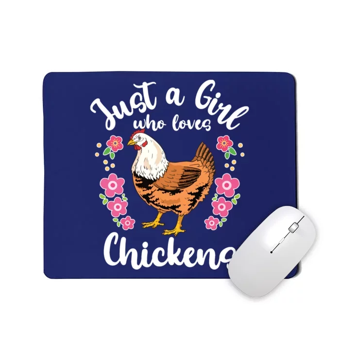 Chicken Who Loves Chickens Mousepad