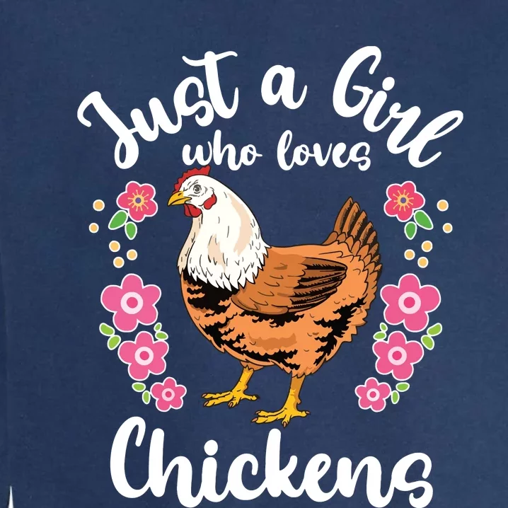 Chicken Who Loves Chickens Garment-Dyed Sweatshirt