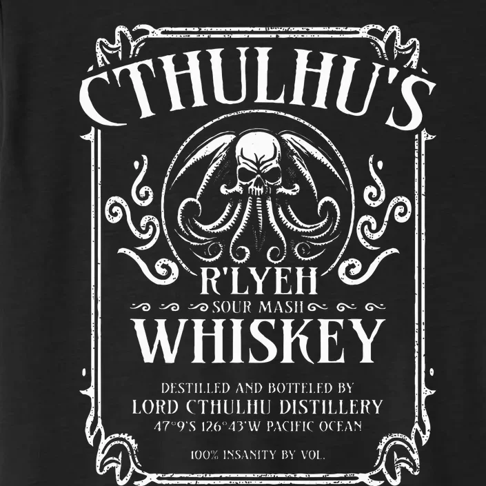 Cthulhu Whiskey Label ChromaSoft Performance T-Shirt