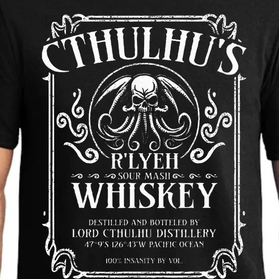 Cthulhu Whiskey Label Pajama Set