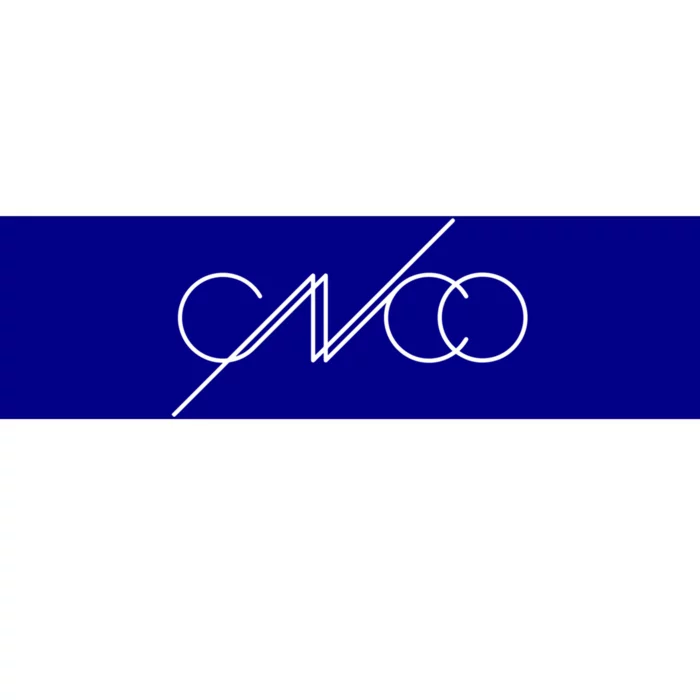 Cnco White Logo Cool Gift Bumper Sticker