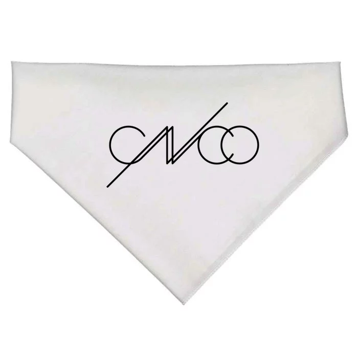 Cnco White Logo Cool Gift USA-Made Doggie Bandana