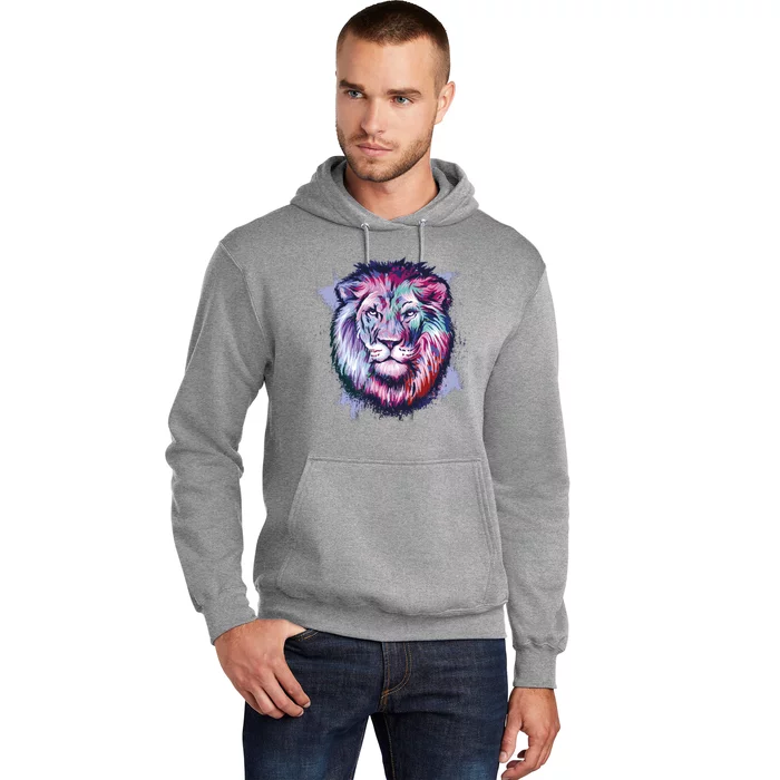 Colorful Wild Lion Hoodie