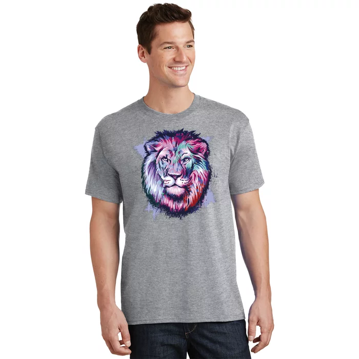 Colorful Wild Lion T-Shirt