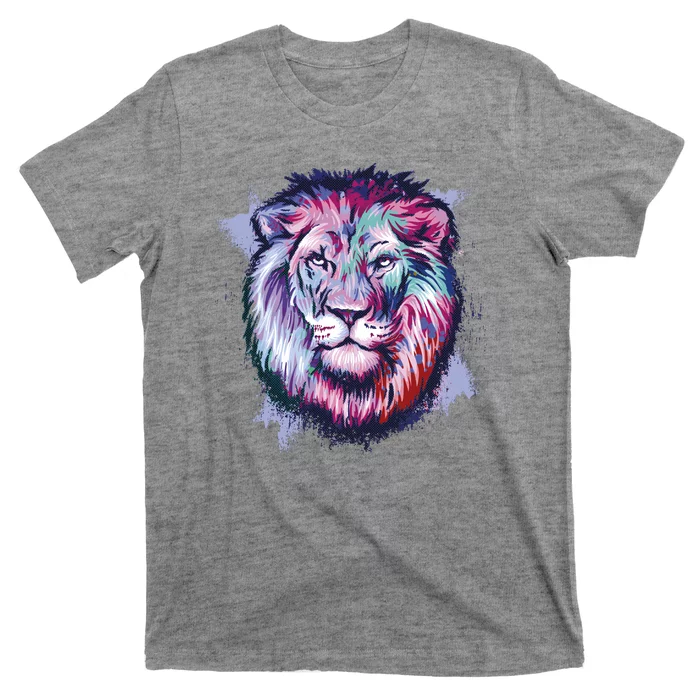 Colorful Wild Lion T-Shirt