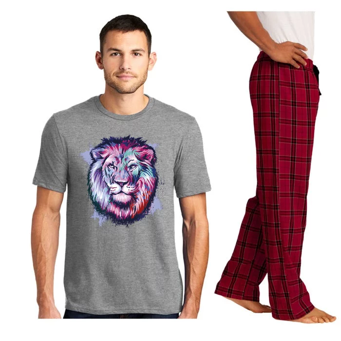 Colorful Wild Lion Pajama Set