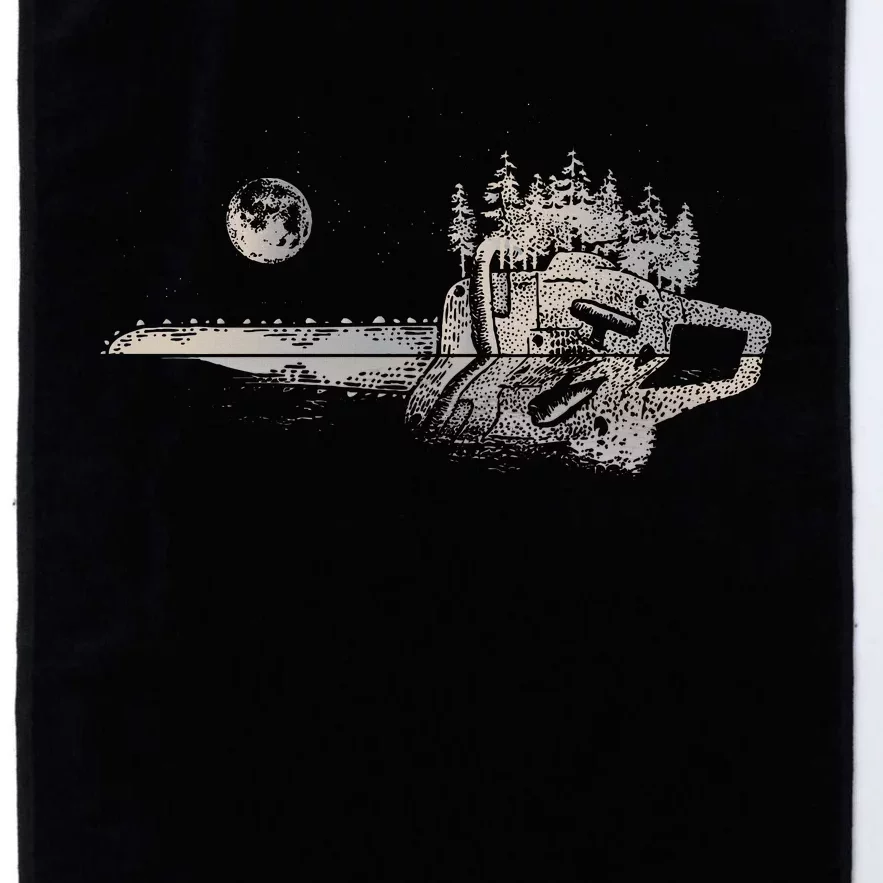 Chainsaw Woodworker Lumberjack Arborist Chainsaw Platinum Collection Golf Towel