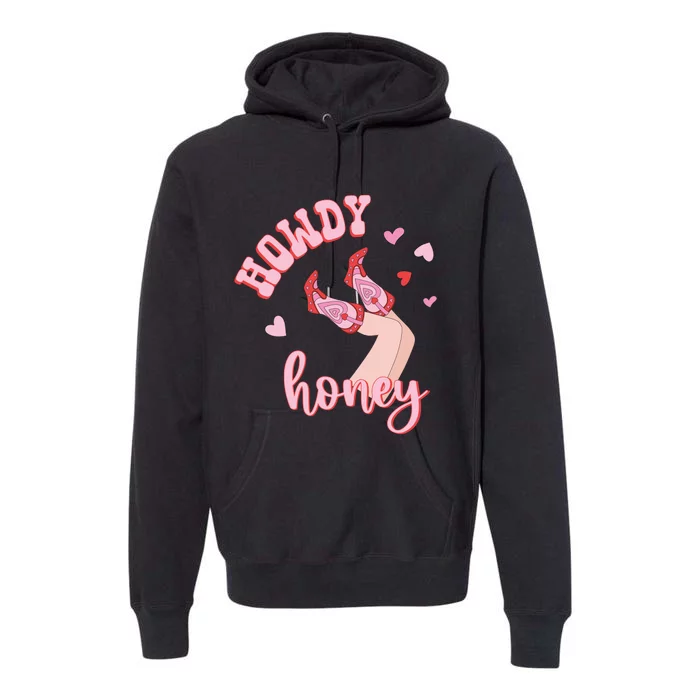 Charming Western Lovethemed Graphic Premium Hoodie