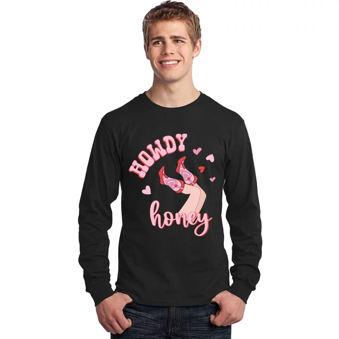 Charming Western Lovethemed Graphic Tall Long Sleeve T-Shirt