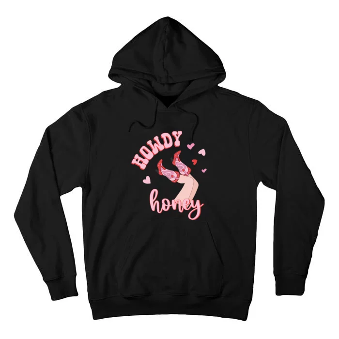 Charming Western Lovethemed Graphic Tall Hoodie